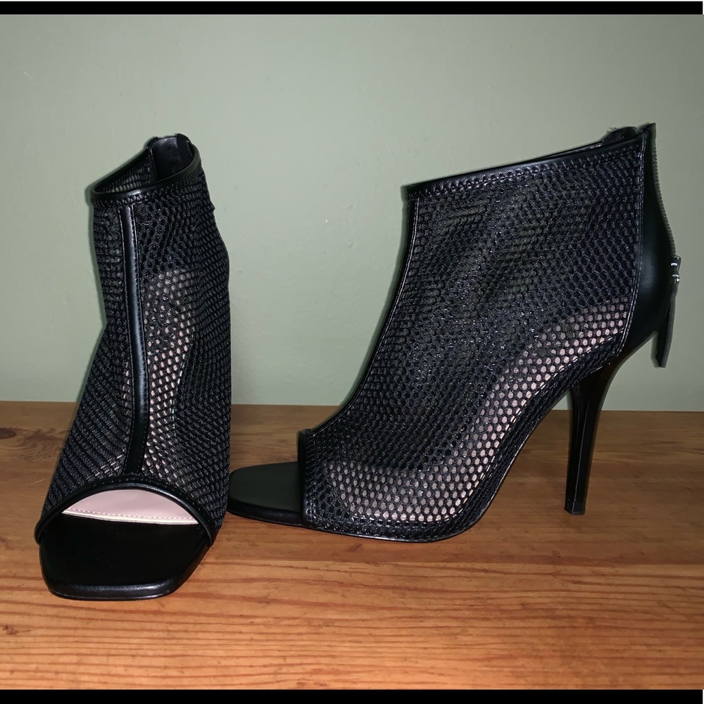 Zara Mesh Bootie Sandals